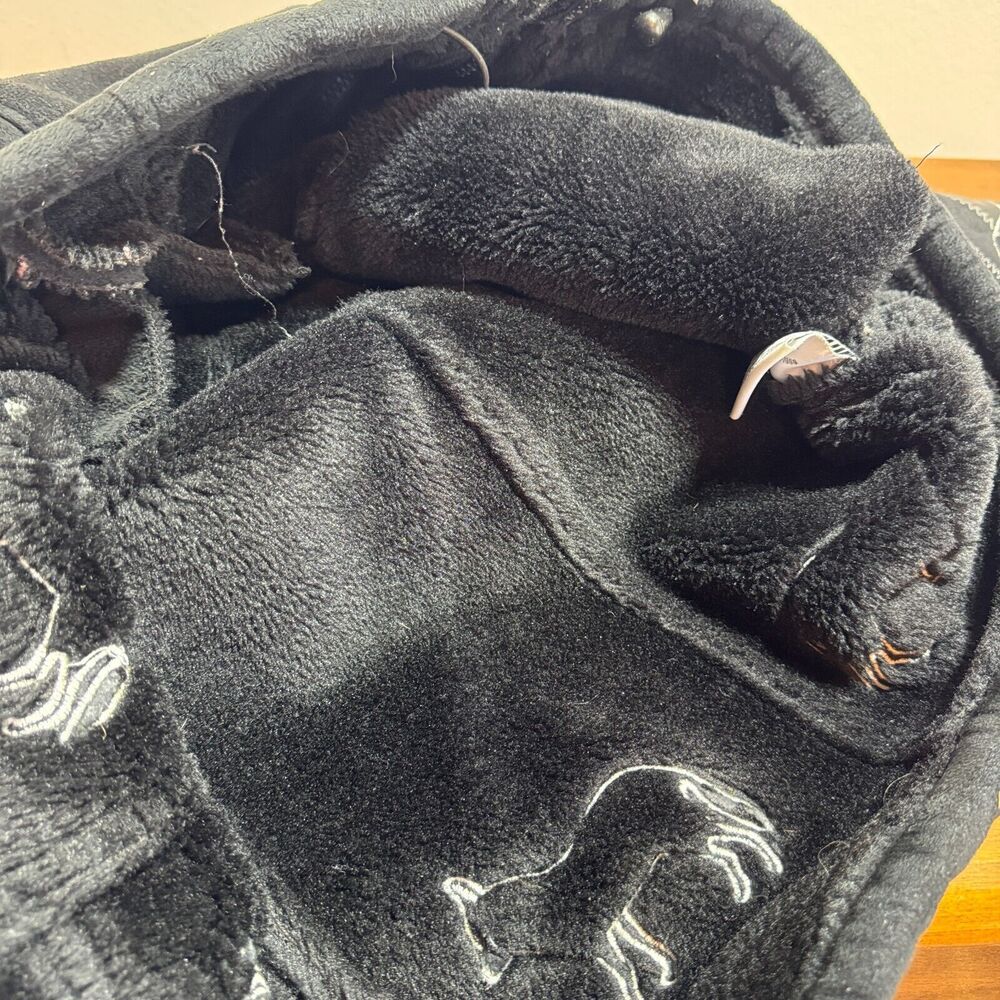 Ameri Mode Suede Jacket Wolf Embroidered Native P… - image 7